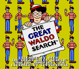 The Great Waldo Search Title Screen
